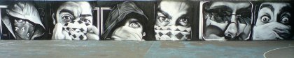 Портреты граффити
