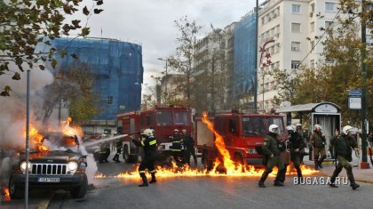 Беспорядки в Греции