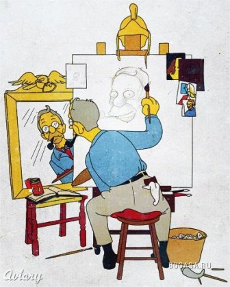 Симпсоны и знаменитые картины