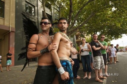Ежегодный гей-парад "Марди Гра"