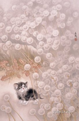 Кошки и собаки от Mi Chunmao