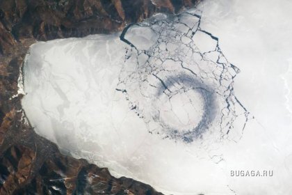 Таинственные круги на озере Байкал