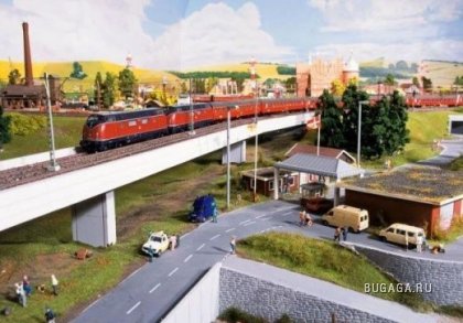 Самый большой в мире макет железной дороги