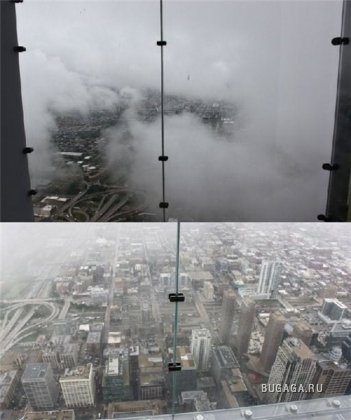 Балкон на 103 этаже башни в Чикаго
