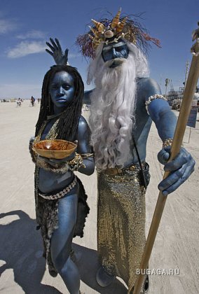 Фестиваль Горящий Человек в пустыне Невады