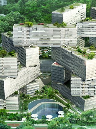 Новый жилой комплекс в Сингапуре