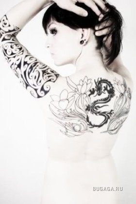 Красивые девушки + красивые татуировки