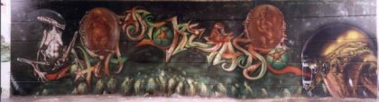 Граффити от германского райтера Tasso