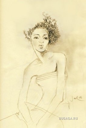 Рисуя женщину. Jacklyn Laryea.