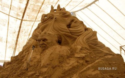 Как делают песчаные скульптуры
