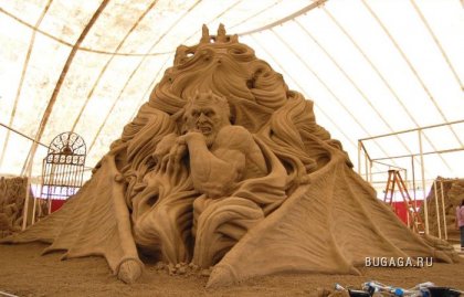 Как делают песчаные скульптуры