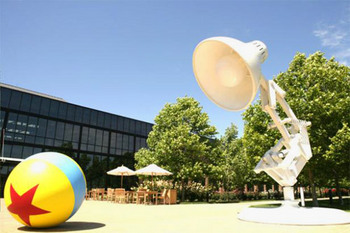 Офис Pixar - место, где рождаются мультфильмы