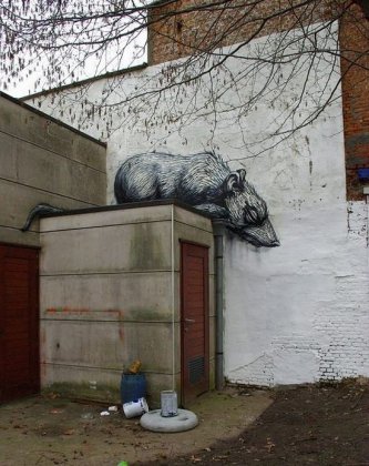 Граффити со зверями