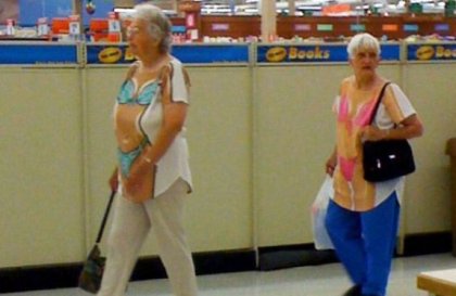 Причудливые посетители супермаркетов