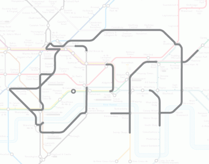 Зверушки на карте метро