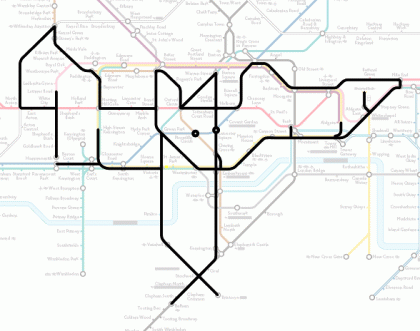 Зверушки на карте метро