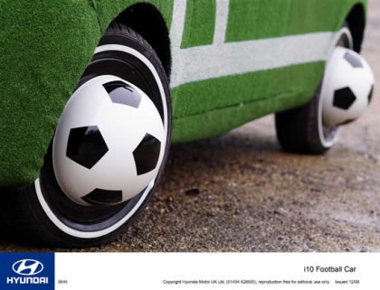 Футбольный автомобиль Hyundai i10