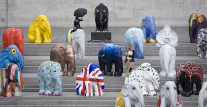 Парад слонов в Лондоне 2010