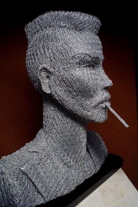 Скульптуры из проволоки от Ivan Lovatt