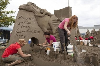 Фестиваль скульптур из песка 2010