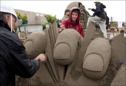 Фестиваль скульптур из песка 2010