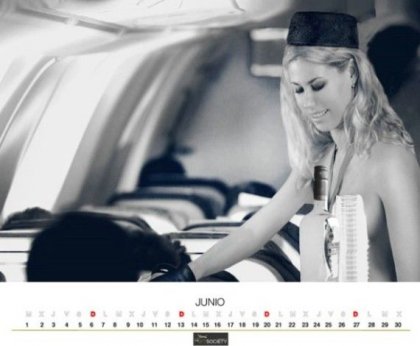 Мексиканские стюардессы в эротическом календаре