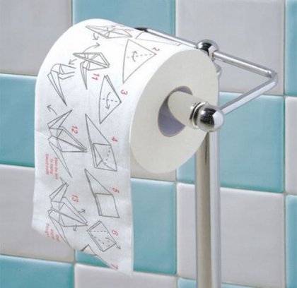 Необычная туалетная бумага