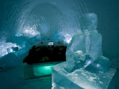 Ледяной отель в стиле Трон
