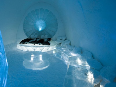 Ледяной отель в стиле Трон