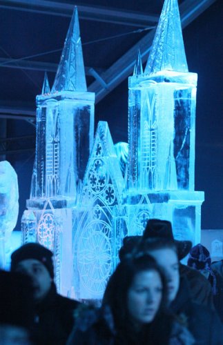 Международный фестиваль ледяных скульптур в Бельгии 2010