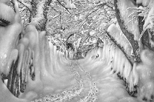 Зимние пейзажи Гурама Доленджашвили