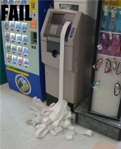 У банкоматов