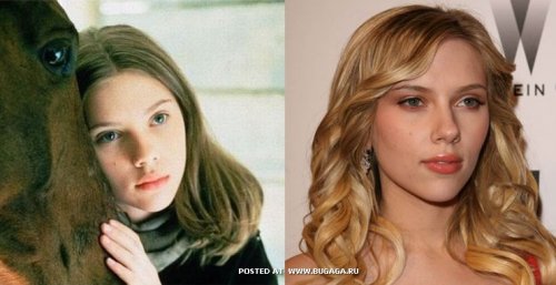 Актрисы в детстве и сейчас