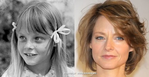 Актрисы в детстве и сейчас