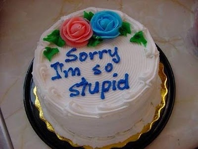 Торты, как способ извиниться
