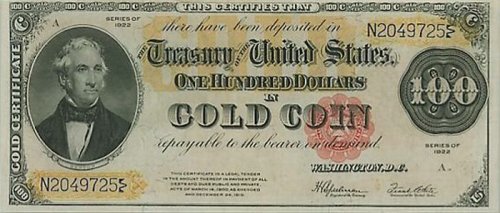 Старые долларовые купюры