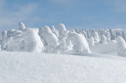 Фигуры из снега