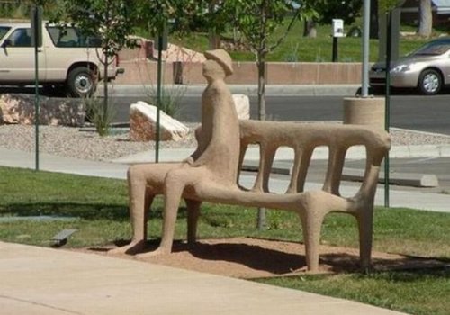 Необычные скамейки