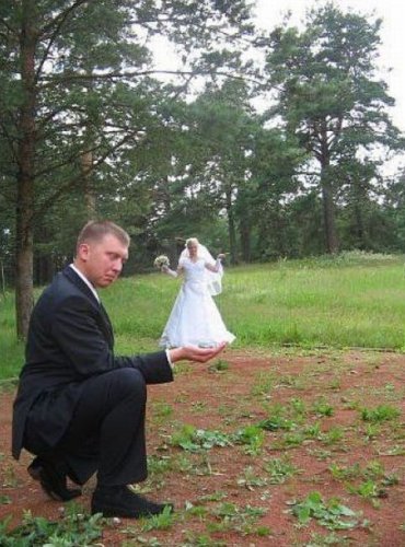 Неудачные свадебные фото