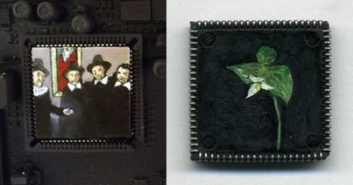 Картины на микрочипах