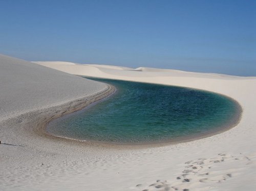 Белая пустыня в Бразилии