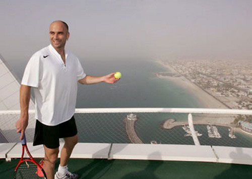 Самый высокий теннисный корт в мире