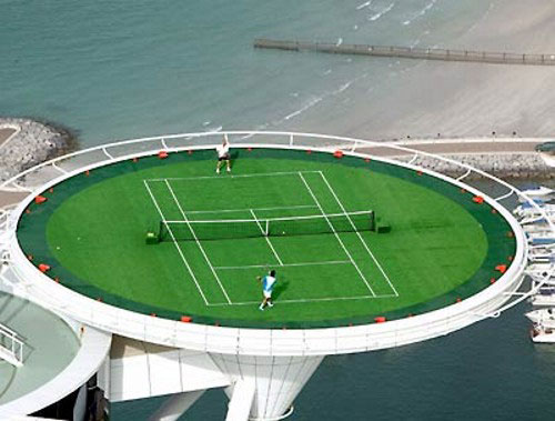 Самый высокий теннисный корт в мире
