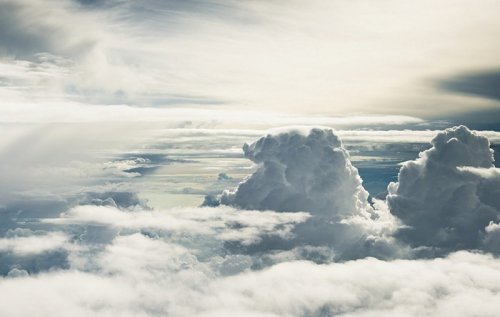Облака на высоте 6 километров