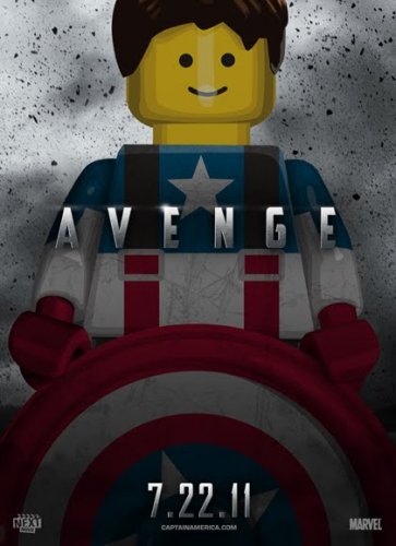 Креативные постеры в стиле LEGO