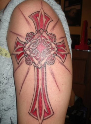 Татуировки в виде крестов