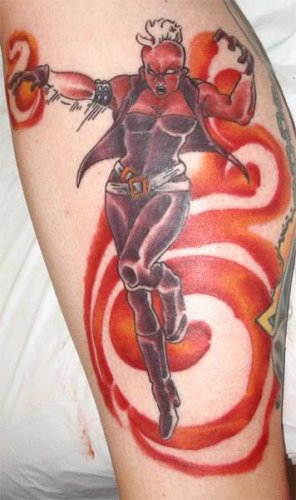 Татуировки в стиле X-Men