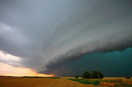 Захватывающие фотографии шторма
