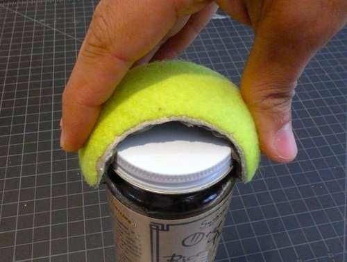 Креативные вещи из теннисных мячей