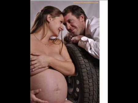 Неожиданные фото беременных женщин